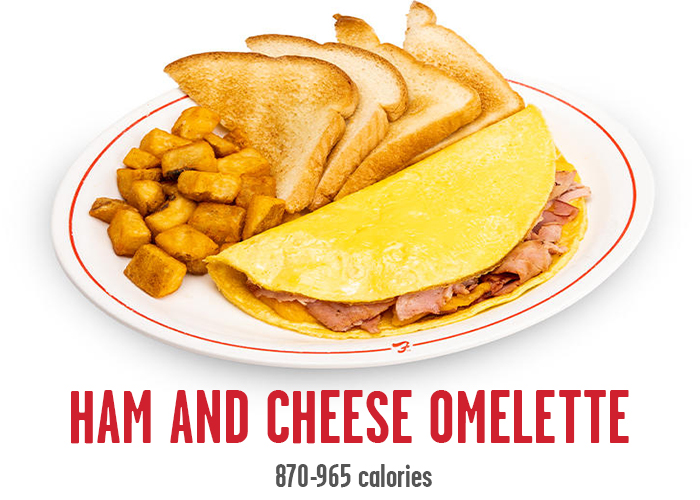 Frisch's Ham and Cheese Omelette