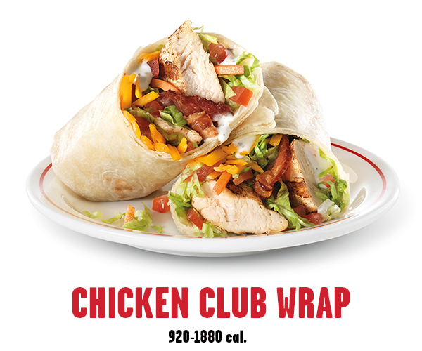 Frisch's Big Boy Chicken Club Wrap